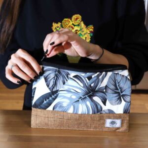 Large Luxury Tropical Pouches - (assorted designs) - 26x17cm